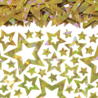 Bordskonfetti Guld Stjärnor - 14 g