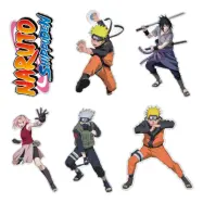 Bordskonfetti Naruto Shippuden - 24-pack