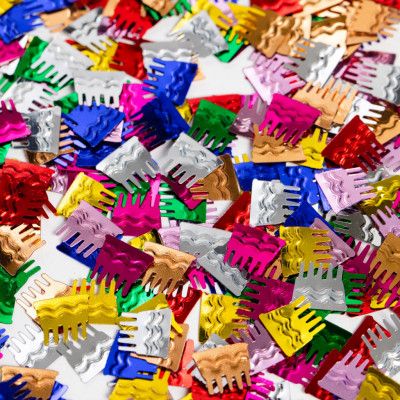 Bordskonfetti Tårtor Färgmix Metallic