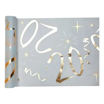 Bordslöpare Siffra Vit/Guld - Siffra 20