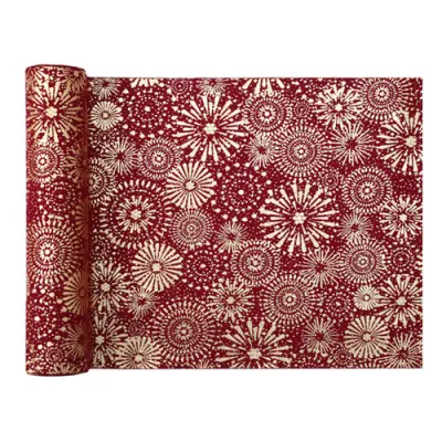 Bordslöpare Fireworks Röd/Guld