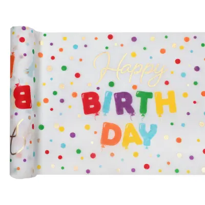 Bordslöpare Happy Birthday