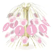 Bordspjäs 1 År Rosa