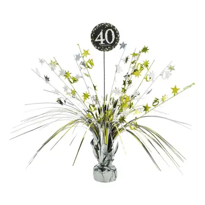 Bordspjäs 40 Guld/Silver Glitter