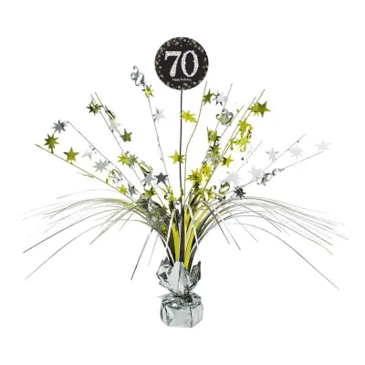 Bordspjäs 70 Guld/Silver Glitter