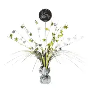 Bordspjäs Happy Birthday Guld/Silver Glitter