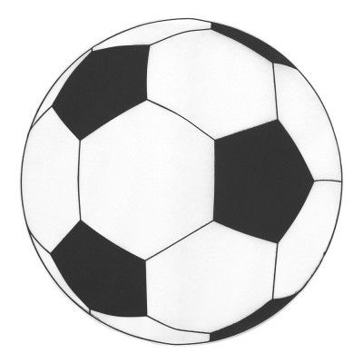 Bordsunderlägg Fotbollar - 6-pack