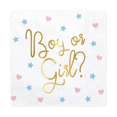 Boy Or Girl Servett 20-pack