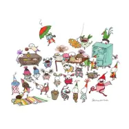 Brokiga - Poster Party 40x50 Cm.