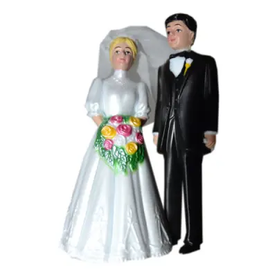 Brudpar Tårtdekoration