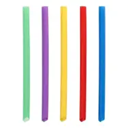 Bubble Tea Sugrör i Plast Mix - 200-pack