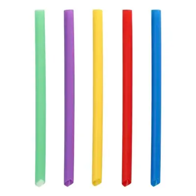 Bubble Tea Sugrör i Plast Mix - 200-pack