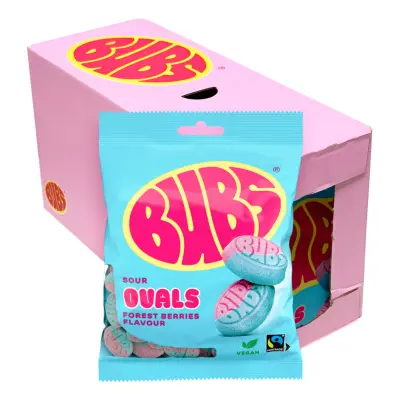 Bubs Forest Berries Ovals Storpack - 12-pack