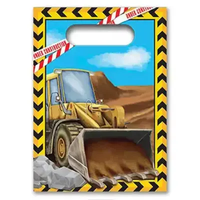 Byggarbetsplats Papperspåse 4-pack