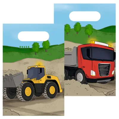 Byggarbetsplats Papperspåse 8-pack