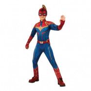 Captain Marvel Hero Barn Deluxe Maskeraddräkt - Small