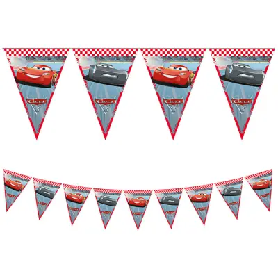 Cars / Bilar Flaggbanderoll
