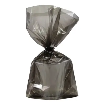 Cellofanpåsar Svarta Stora - 25-pack