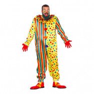 Clown Jumpsuit Maskeraddräkt - XL