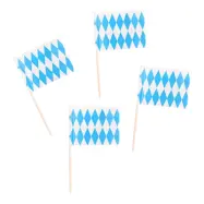 Cocktailflaggor Flaggor Bayerskt Blå - 200-pack