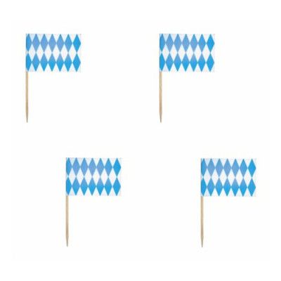 Partypicks Flaggor Bayerskt Blå - 200-pack