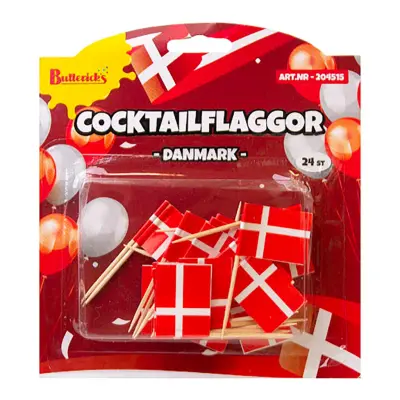 Partypicks Danmark - 24-pack