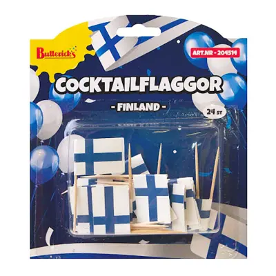 Partypicks Faggor Finland - 24-pack