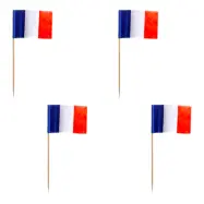 Cocktailflaggor Frankrike - 500-pack