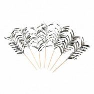 Cocktailpinnar Silver - 20-pack