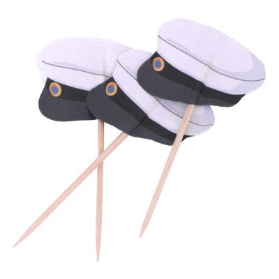 Cocktailpinnar Studentmössor - 50-pack