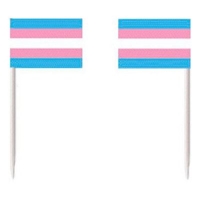 Cocktailpinnar Transgender - 100-pack