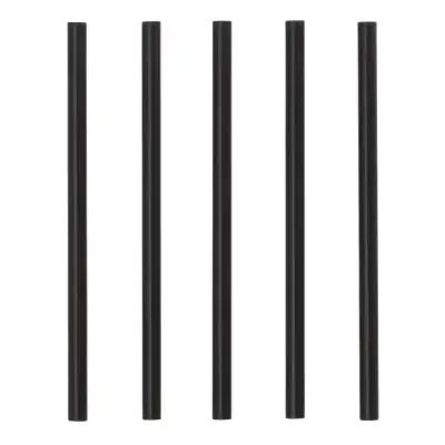 Cocktailsugrör Svart - 500-pack