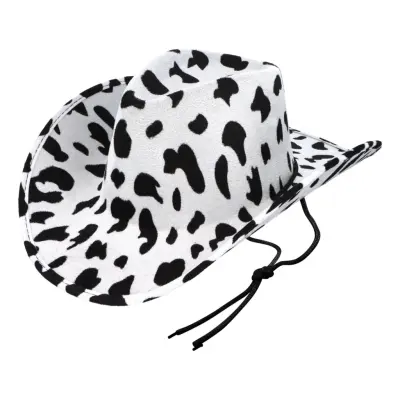 Cowboyhatt med Komönster - One size