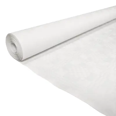 Bordsduk i Papp Vit - 50 m x 119 cm