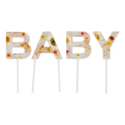 Cupcake Set Baby i Akryl Floral