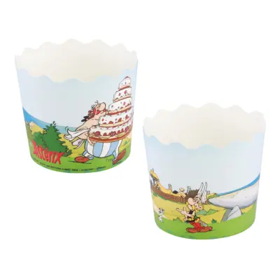 Cupcake Wrappers Asterix - 12-pack