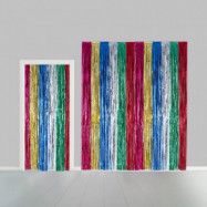 Dörrdraperi folie flerfärgad 240 x 100 cm
