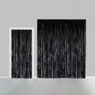 Dörrdraperi folie svart 240 x 100 cm