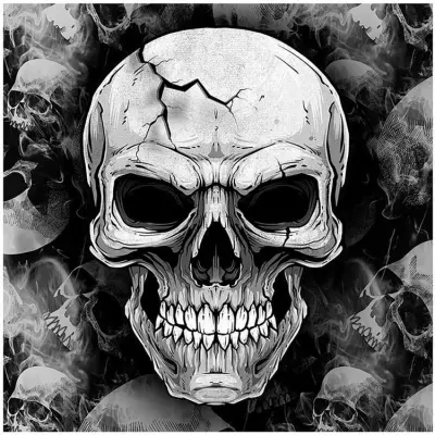 Döskalle Servett 12-pack