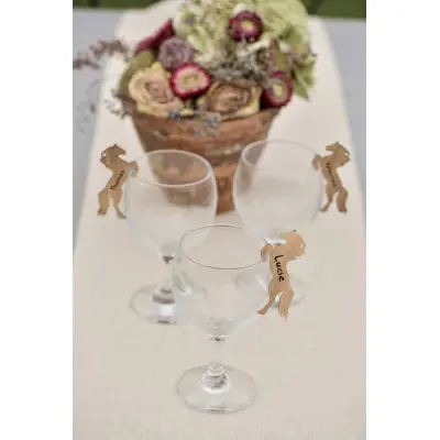 Dekoration / Bordsplacering Hästar 6-pack