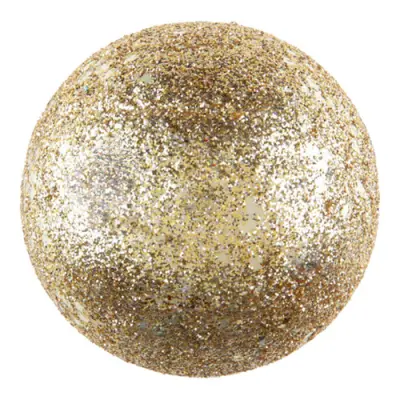 Dekorationsbollar Glitter/Guld - 10-pack
