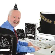 Dekorationskit för Kontor Happy Birthday