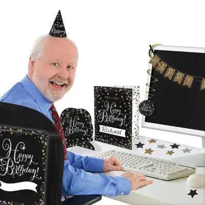 Dekorationskit för Kontor Happy Birthday