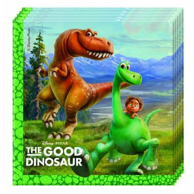 Decorata Den Gode Dinosaurien, Servetter 33 x 33 cm 20 st