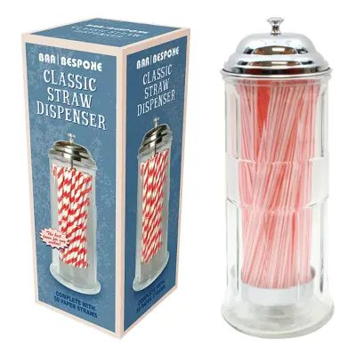 Final Touch Sugrörshållare I Glas