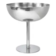Dessertskål på Fot Silver Rostfritt Stål