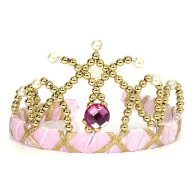 Diadem Prinsessa Sammetsrosa Deluxe - One size