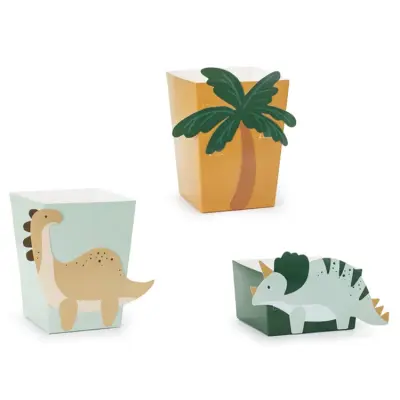 Dinosaurie Triceratops Popcornbägare 6-pack