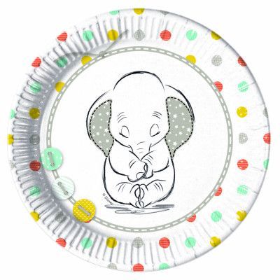 Decorata Disney Baby, Tallrik 23 cm 8 st