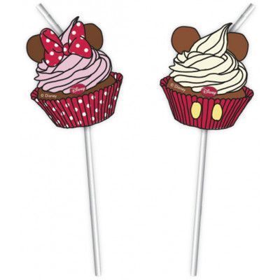 Decorata Disney Mimmi's Cafe, Sugrör, 6 st